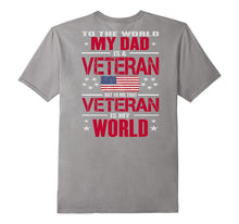 My Dad Is a Veteran Shirt for Boys & Girls Veteran Kids