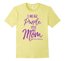 I Wear Purple for My Mom Pancreatic Cancer Awareness Shirt