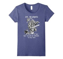Be Warned I'm Protected by Gods - Viking Blood T Shirt