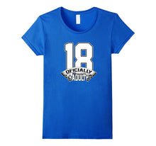 18th Birthday Officially an Adult Now White T-Shirt