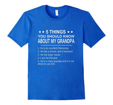 5 Things You Should Know About My Granpa - Funny Tshirt