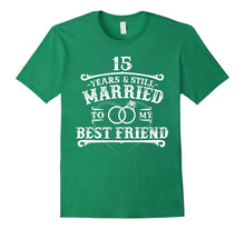 15th Wedding Anniversary T-Shirt for Husband/Wife