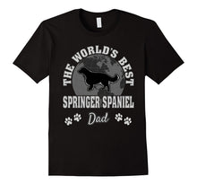 Mens the World's Best Springer Spaniel Dad TShirt