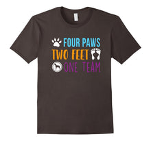 Four Paws Two Feet One Team Funny T-Shirt