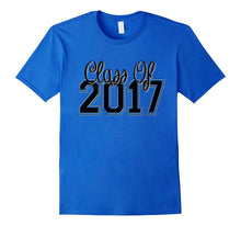 Class of 2017 Shirt Graduation Son Daughter Script Varsity