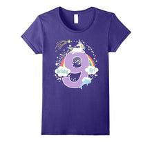 Birthday Girl 9 Shirt Unicorn Rainbow Emoji Shirt 9th Top