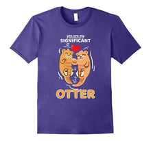 Sea Otter,Romantic,Love Significant Otters Couples T-Shirt