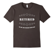 Retired Long Weekend Starts Now T-Shirt Retirement Dad Gift