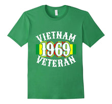 Mens Vietnam 1969 Veterans Tshirt for War Vets and Heroes