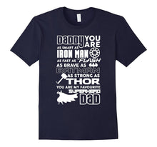 Fun-Gly : Daddy Superhero T Shirt, Fathers Day Gift