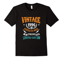 21st Birthday Gift T-Shirt Vintage 1996 Edition Cool Tee