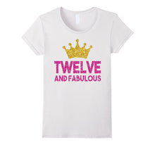 12th Birthday Shirt for Girls: Twelve Princess Crown Gift