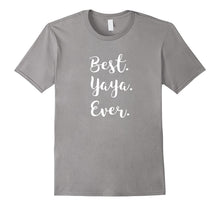 Best Yaya Ever Tshirt Pink Purple Grey & More Cursive Tee