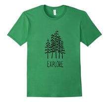 Explore Pine Trees Camping Shirt Tribal Outdoors Forrest