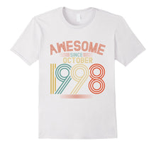 Awesome Since October 1998 Funny T-Shirt 19th Birthday Tee
