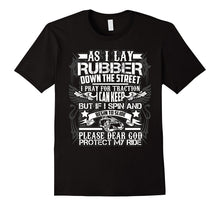 As I Lay Rubber Down the Street Drag Racing Gift T-Shirt