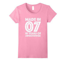 10th Birthday Shirt Gift Age 10 Year Old Boy Girl Tshirt Tee