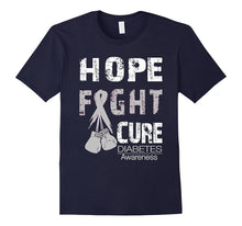 Hope Fight Cure DIABETES Awareness T-Shirt