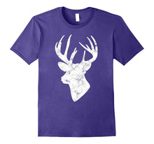 Deer Head Shirt White Buck Colorful Print Unisex Graphic Tee