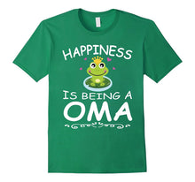 Happiness Is Being a Oma With Frog Funny T-Shirt Gift