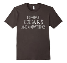 I Smoke Cigars and Know Things T Shirt Tee