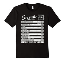 Scorpio Guy Facts T-Shirt Born in November Birthday Gifts