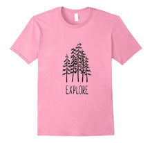 Explore Pine Trees Camping Shirt Tribal Outdoors Forrest