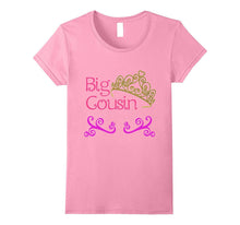Big Cousin T-Shirt - Princess Crown Swirls 1