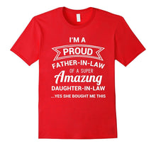 Funny Proud Father in Law Shirt Dad Fathers Day Gift Ideas