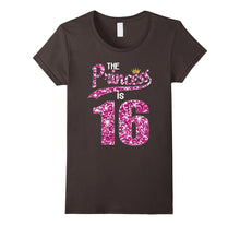 16th Birthday Princess T-Shirt, Birthday Gifts Teenger Girls