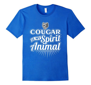 Cougar Is Spirit Animal, Xmas or Birthday Cougar TShirt Gift