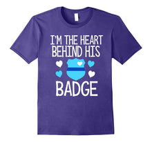 I'm the Heart Behind His Badge Police Officer Wife Shirt