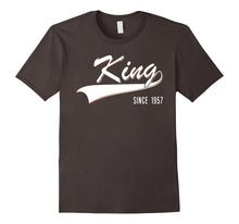 60th Birthday Gift Shirt King Since 1957 60 Years Old Tshirt