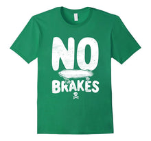 No Brakes Skull & Crossbones Skateboard Apparel T-Shirt
