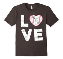Baseball Softball Love Heart T Shirt for Mom, Dad or Team