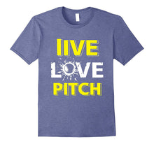 Live Love Pitch Softball Tshirts for Girls. Cute Player Tee