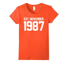 Happy 1987 It's My 30 Th Birthday Gift Ideas Tshirt for Love
