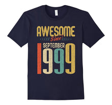 Awesome Since September 1999 T-Shirt Funny 18th Birthday Tee