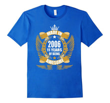 11th Birthday Gift Idea 11 Year Old Boy Girl Shirt 2006