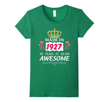 90 Years Old Birthday Queen Princess Crown T-Shirt Gift