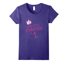 Girls Birthday T-Shirt - This Little Princess Is 1