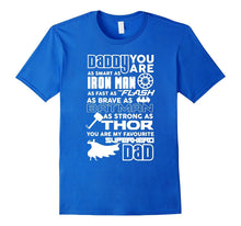 Fun-Gly : Daddy Superhero T Shirt, Fathers Day Gift