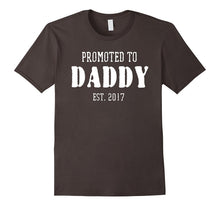 Men's PROMOTED TO DADDY EST. 2017 New Father T Shirt