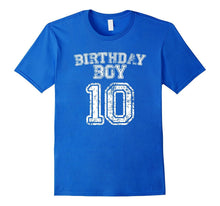 10th Birthday Sports Jersey T Shirt - 10 Year Old Boy Tee
