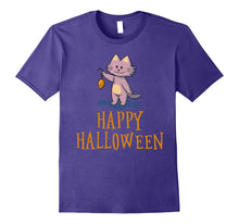 Happy Halloween T-Shirt. Cat and Mouse T Shirt. Funny Tee