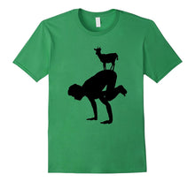 Cute Original Goat Yoga T-Shirt - Goat and Crow Pose Tee