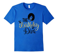 Black Girl Magic Birthday Diva Shirt Gold Party Gift