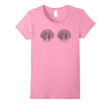 Shell Boob Shirt Original Seashell Beach Draw