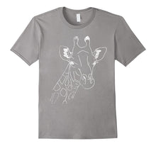 Giraffe Head Mask Giraffes Shirt Cute Zoo Lover Africa Tee