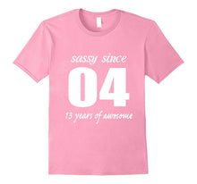 13 Years Old Birthday Shirt for Girl - Sassy Since 2004